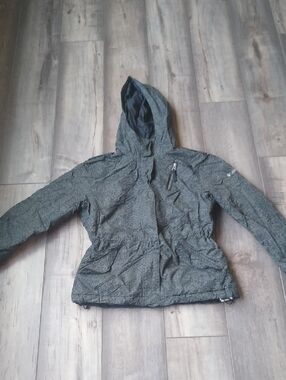 Columbia Dark Gray Hooded Winter Jacket